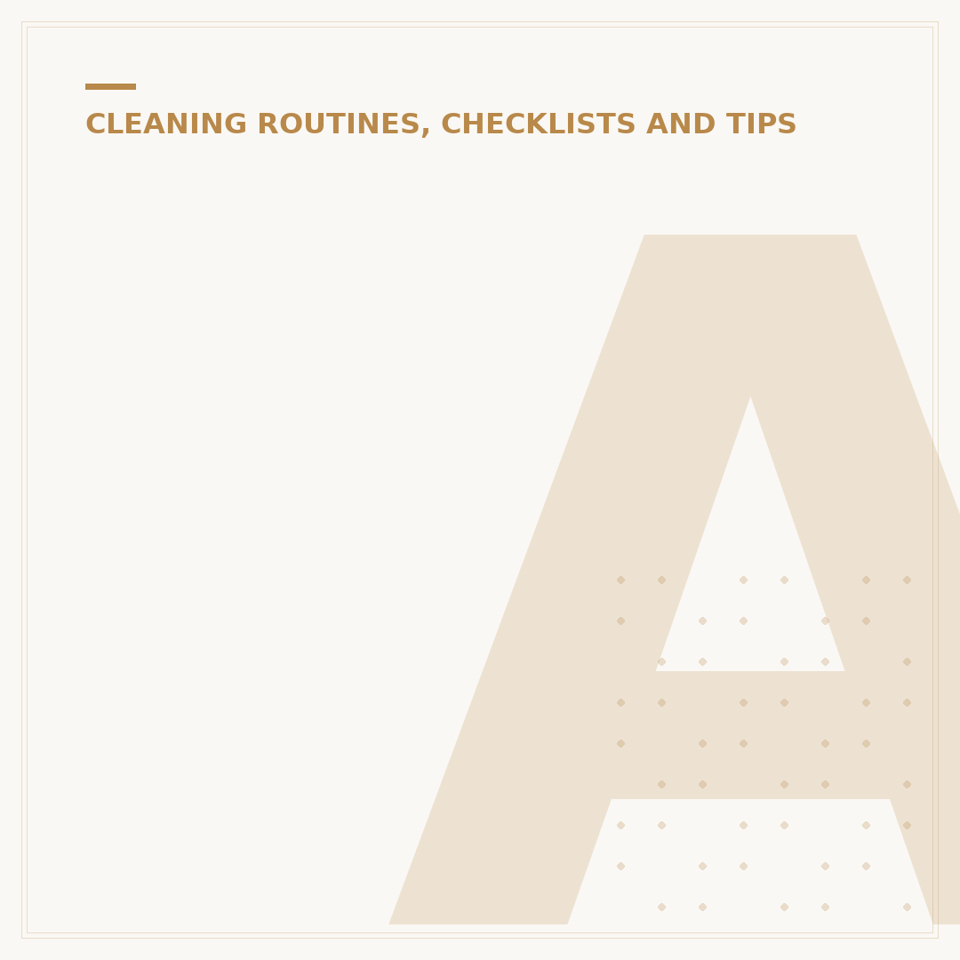 ADHD Cleaning Checklist: Taming Clutter
