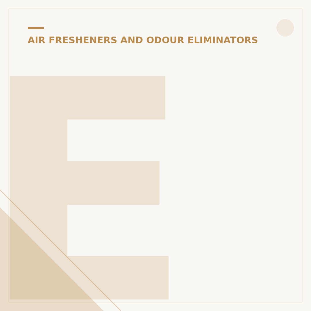 Effective Air Freshener Use: Odour Control Solutions