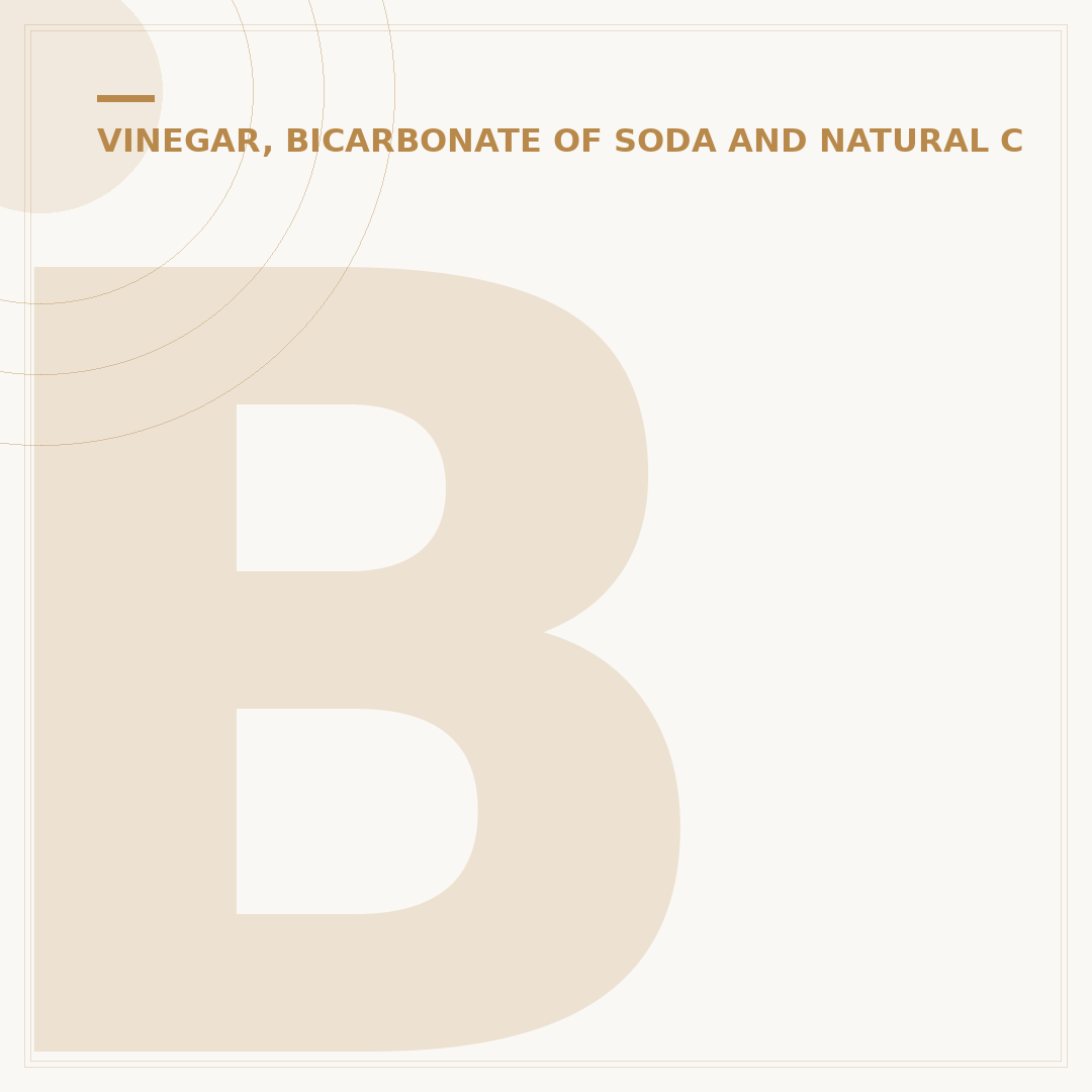 Baking Soda as a Cleaning Agent