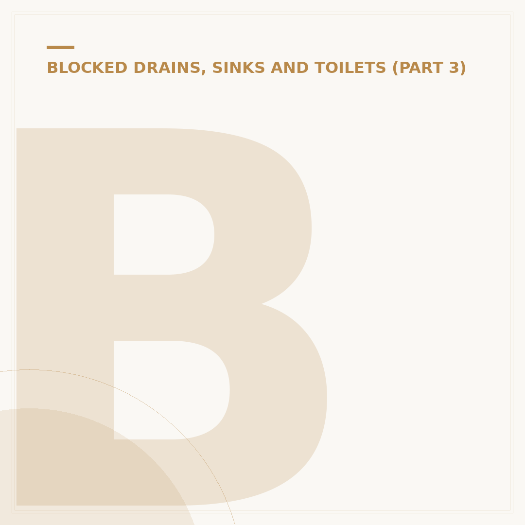 Black Sink Plughole: Unblocking & Maintenance