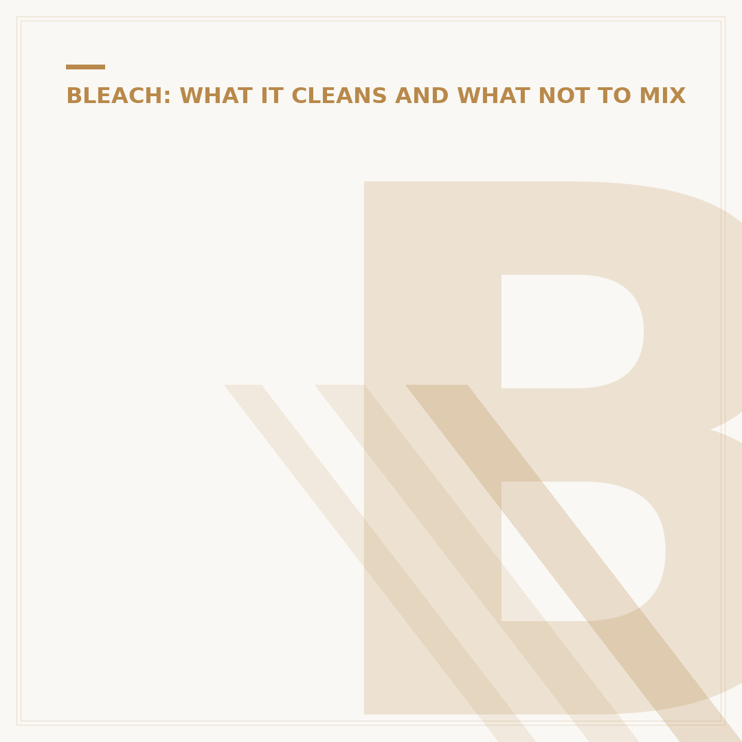 Bleach Spray Bottle