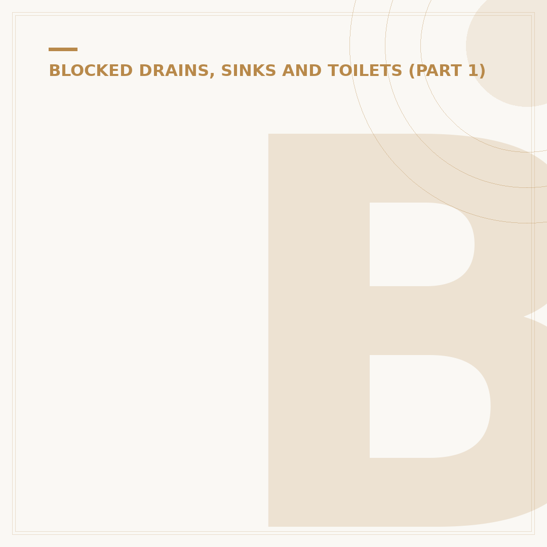 Blocked Drain Cleaner: Types, Uses, and Safety