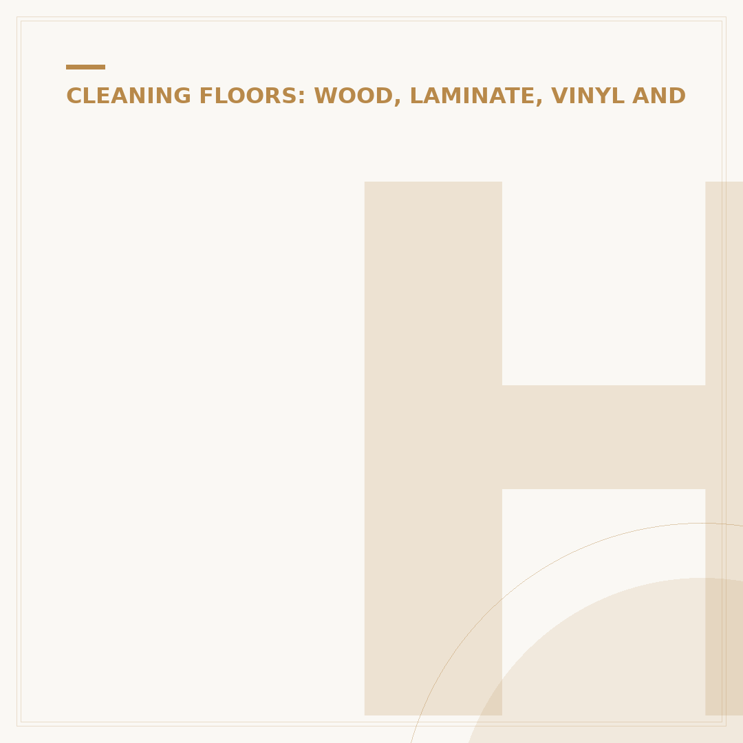 How to Clean a Floor Effectively