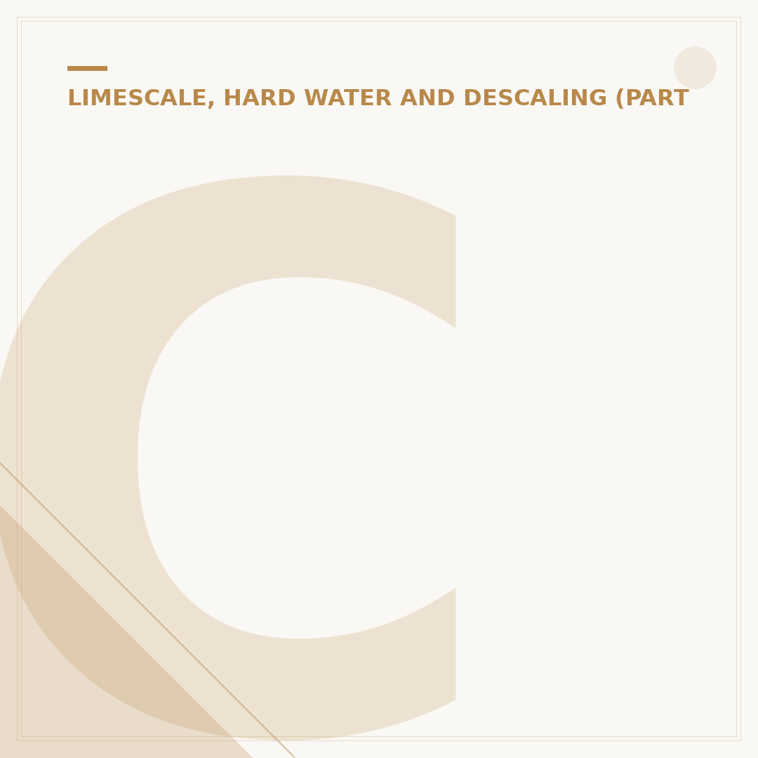 Cleaning Limescale from Taps