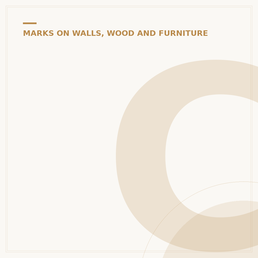 Clean Stains on Wall: Methods for Different Marks