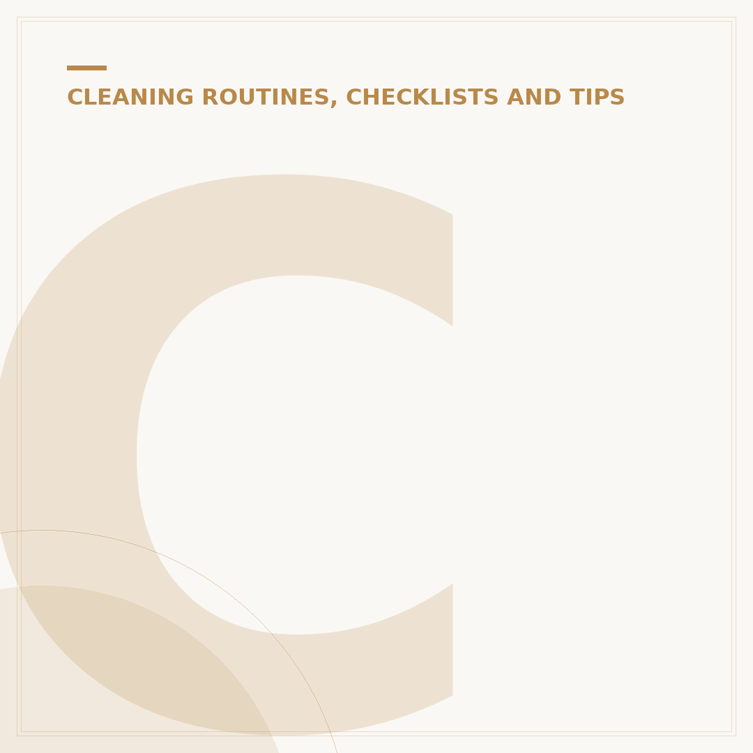 Creating a Cleaning Rota for Shared Spaces