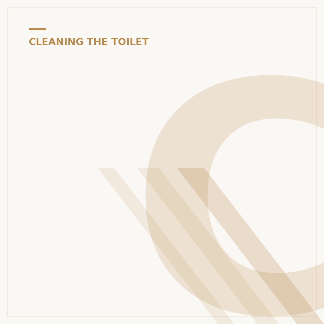 Cleaning Toilet: Baking Soda and Vinegar Method