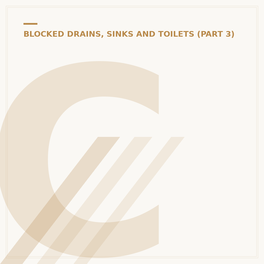 Clearing Drains with Caustic Soda Safely