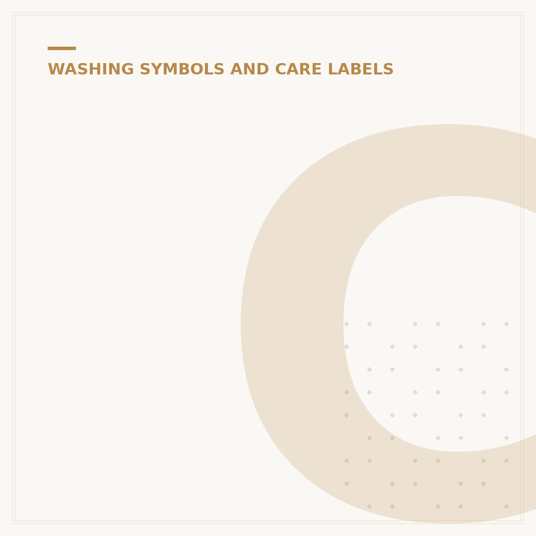 Clothing Care Symbols: Meanings Explained