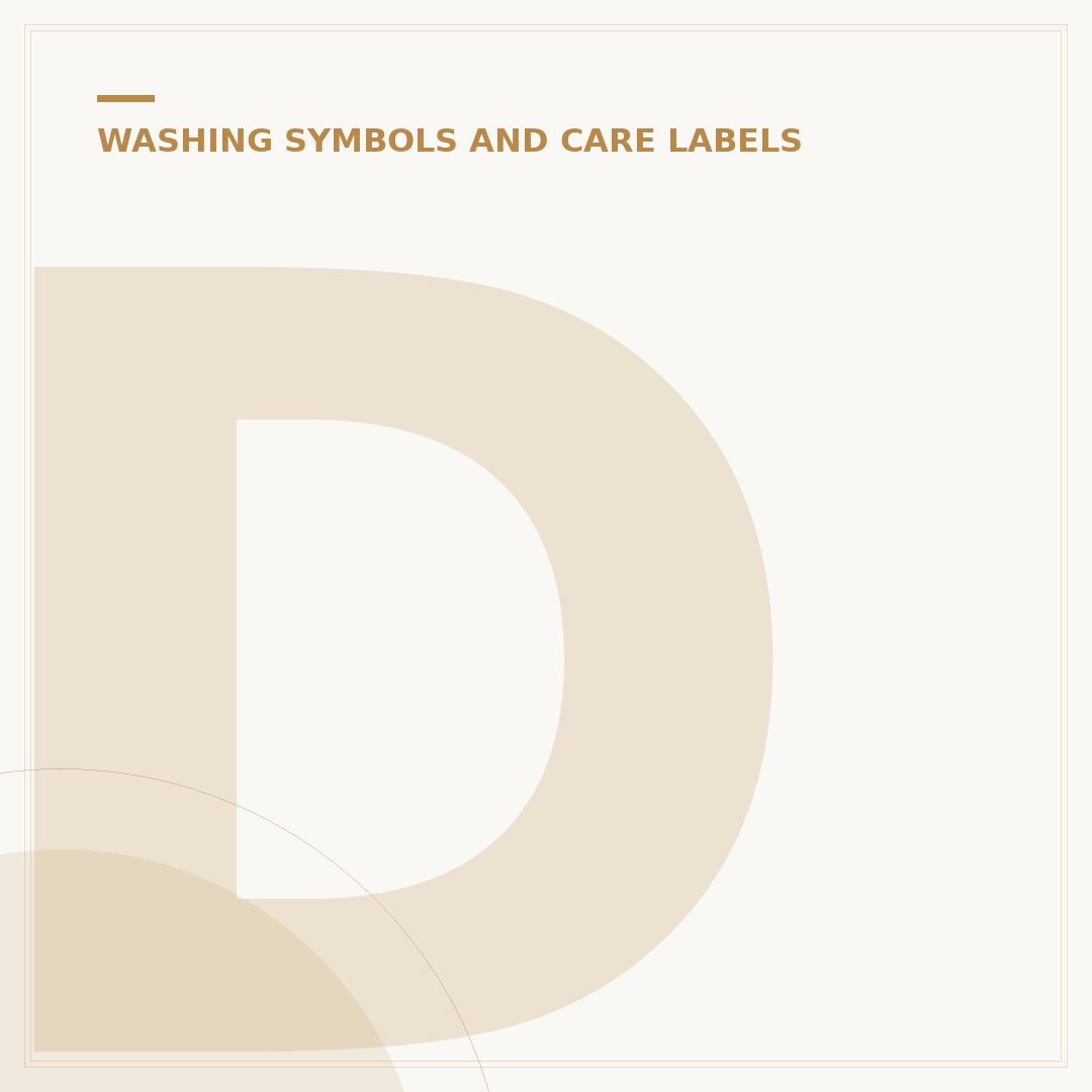 Dry Clean Only Sign: Decoding Garment Care Labels