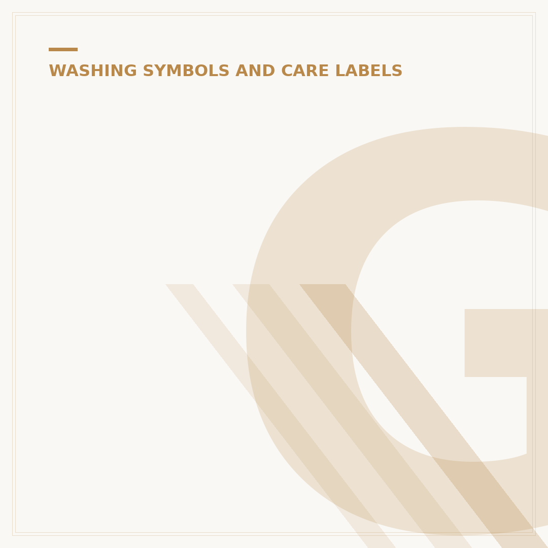 Garment Care Symbols: Understanding Clothes Labels