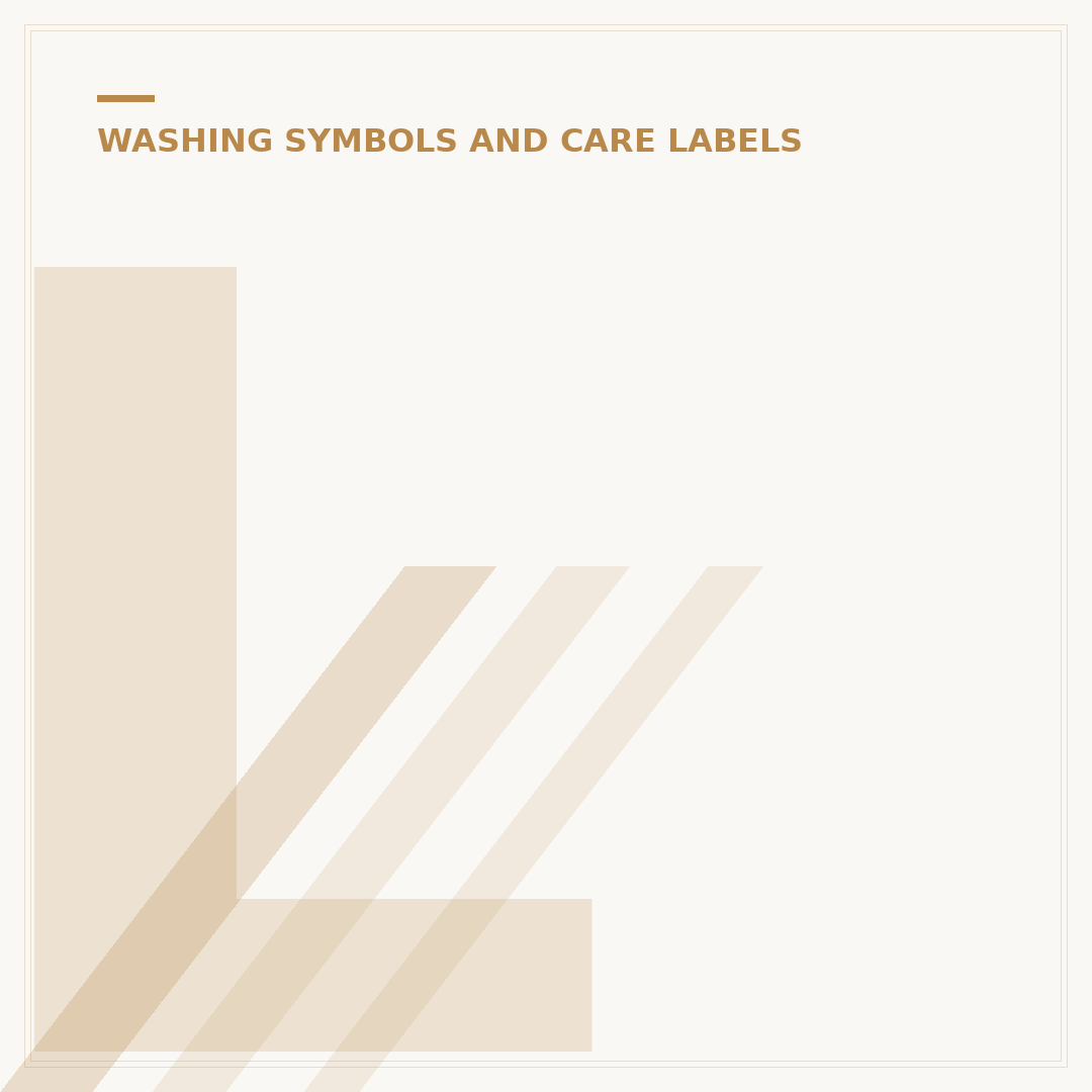 Laundry Care Symbols Explained: What Do They Mean?