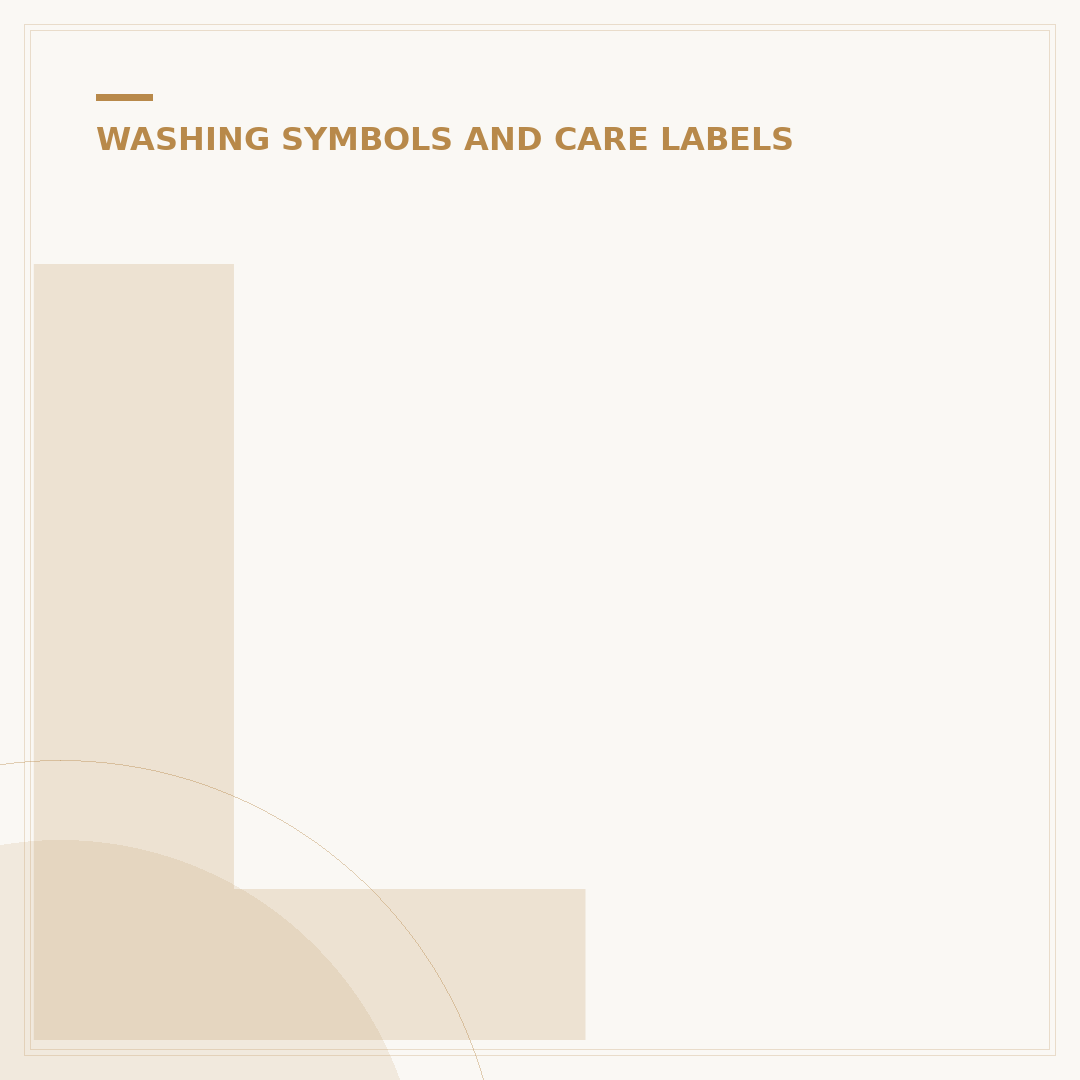 Laundry Garment Symbols Explained: Care Labels