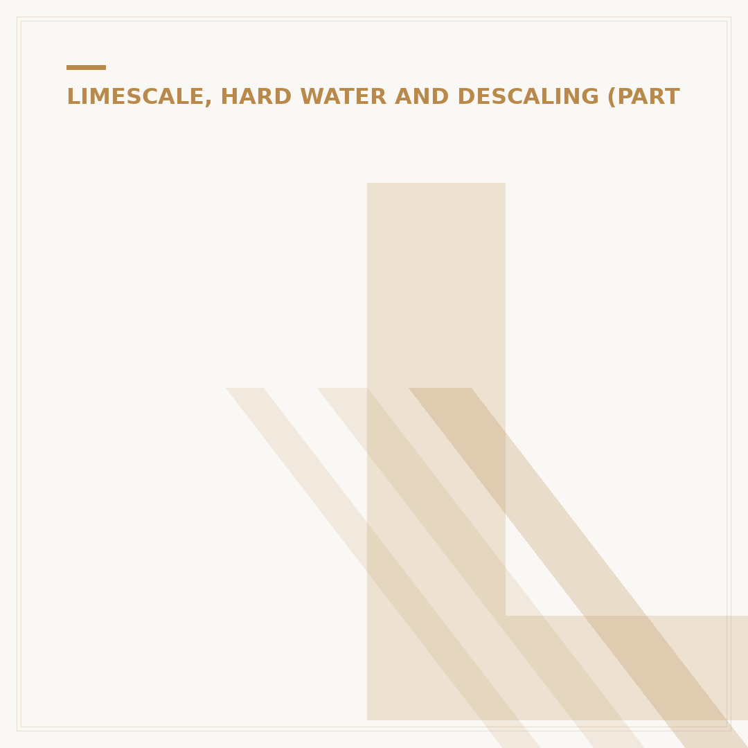 Limescale Filters for Your House: How They Work