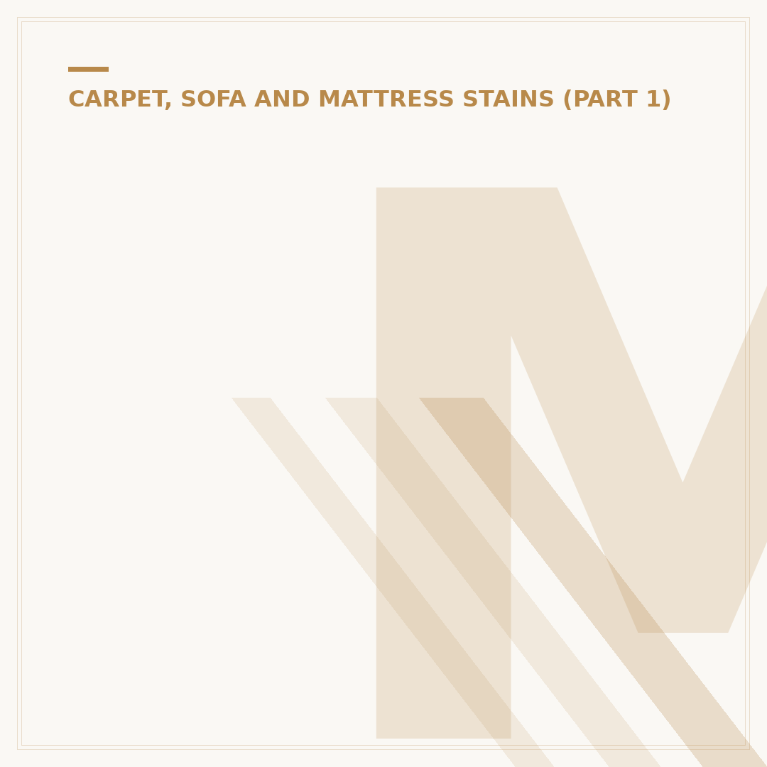 Mattress Stain Remover: Tackle Marks Effectively