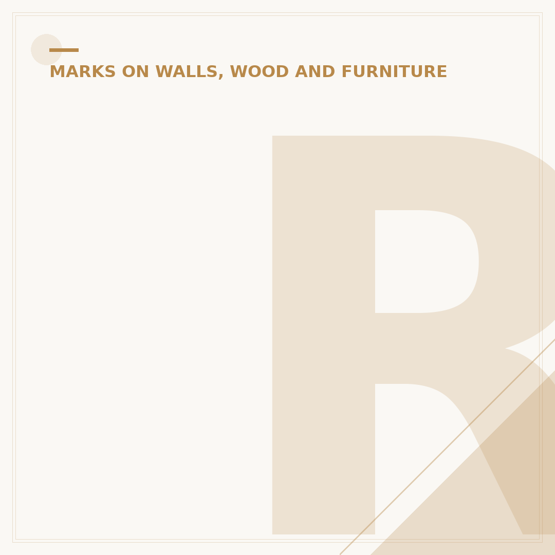 Remove Moisture Stains on Wood: Causes & Solutions