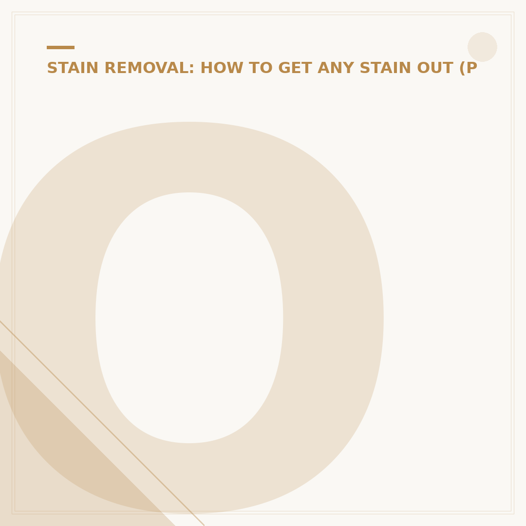 Oxi Stain Remover: Tackling Marks Effectively