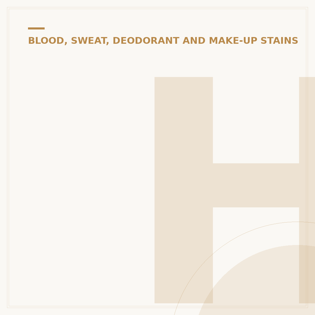 How to Remove Blood Stains from Fabric and Surfaces