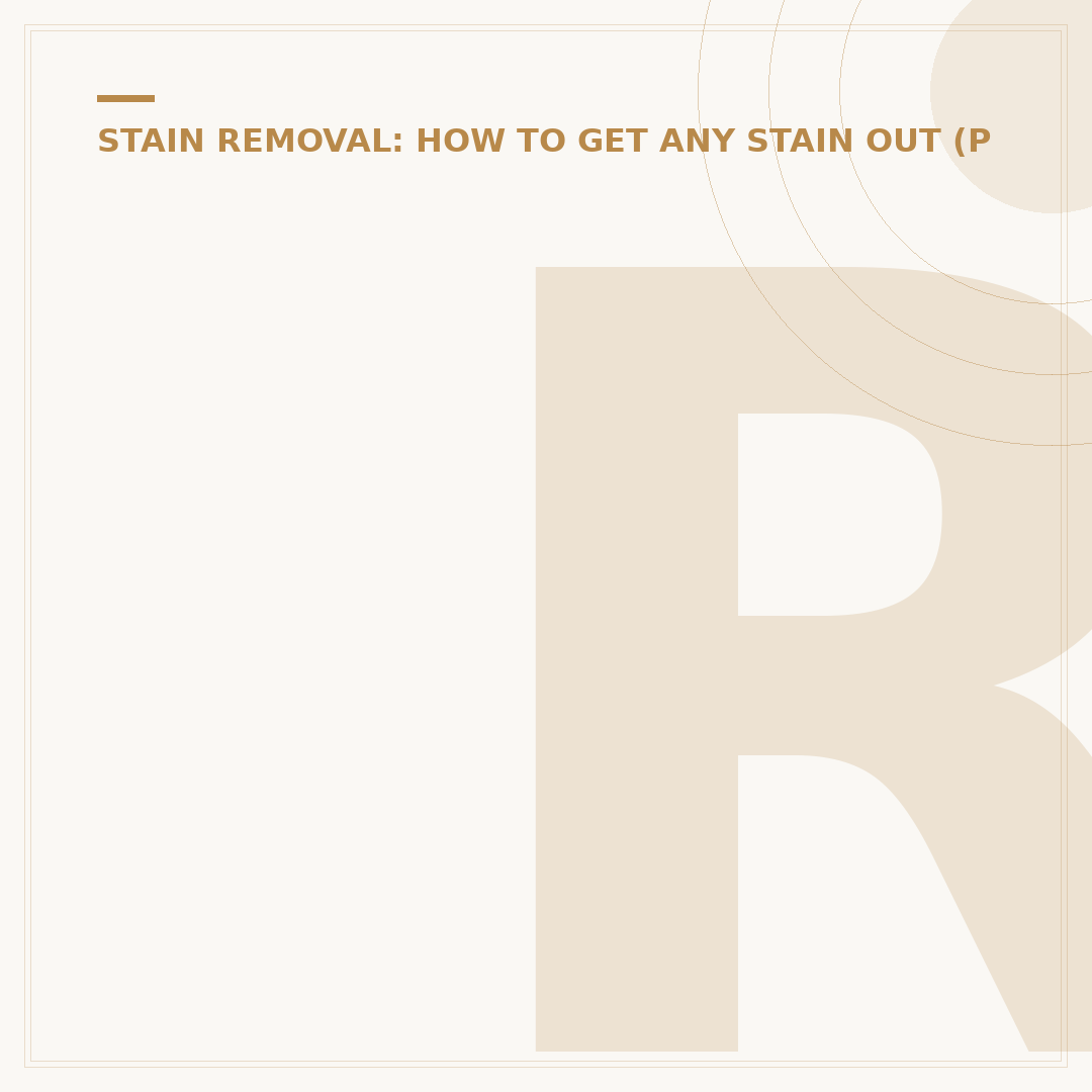 Removing Stains on Mattresses: Effective Cleaning Methods