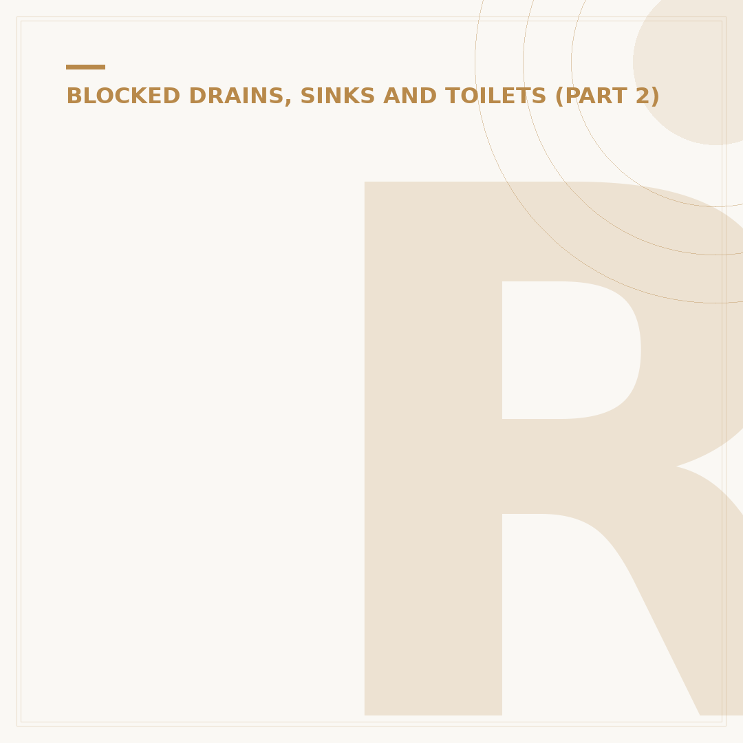 Reporting Blocked Drains to the Council: When & How