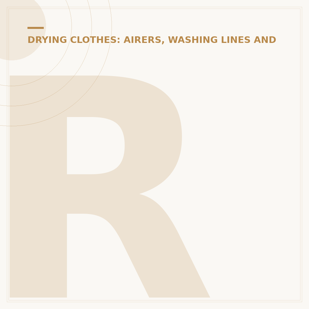 Rotary Washing Line Base: Stability and Installation
