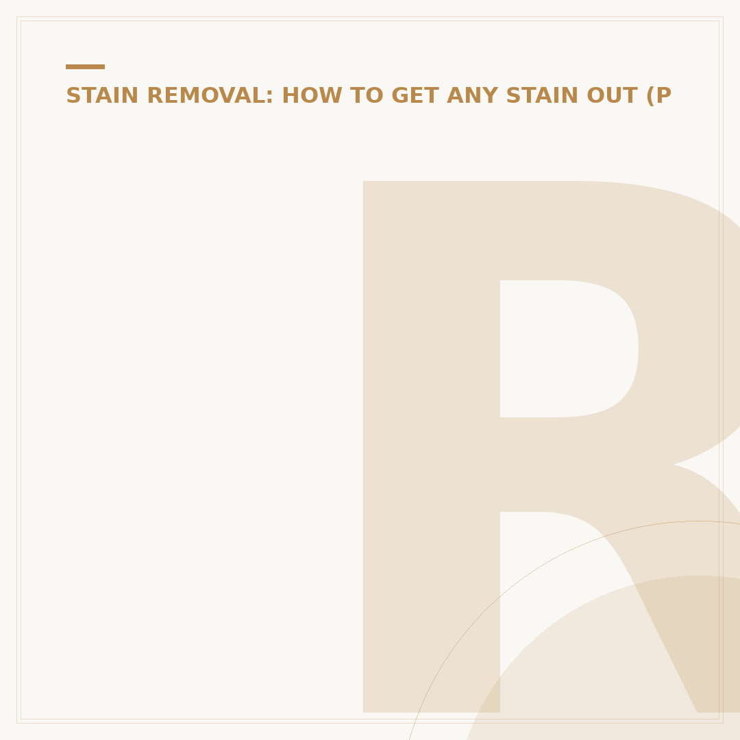 Raspberry Stain Removal: Tackling Fruit Marks Effectively