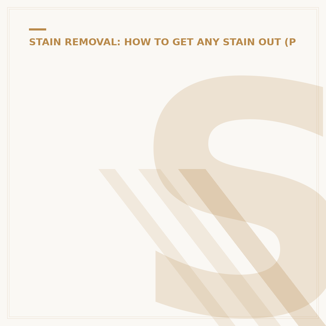 Stain Remover Bar: Effective Spot Treatment