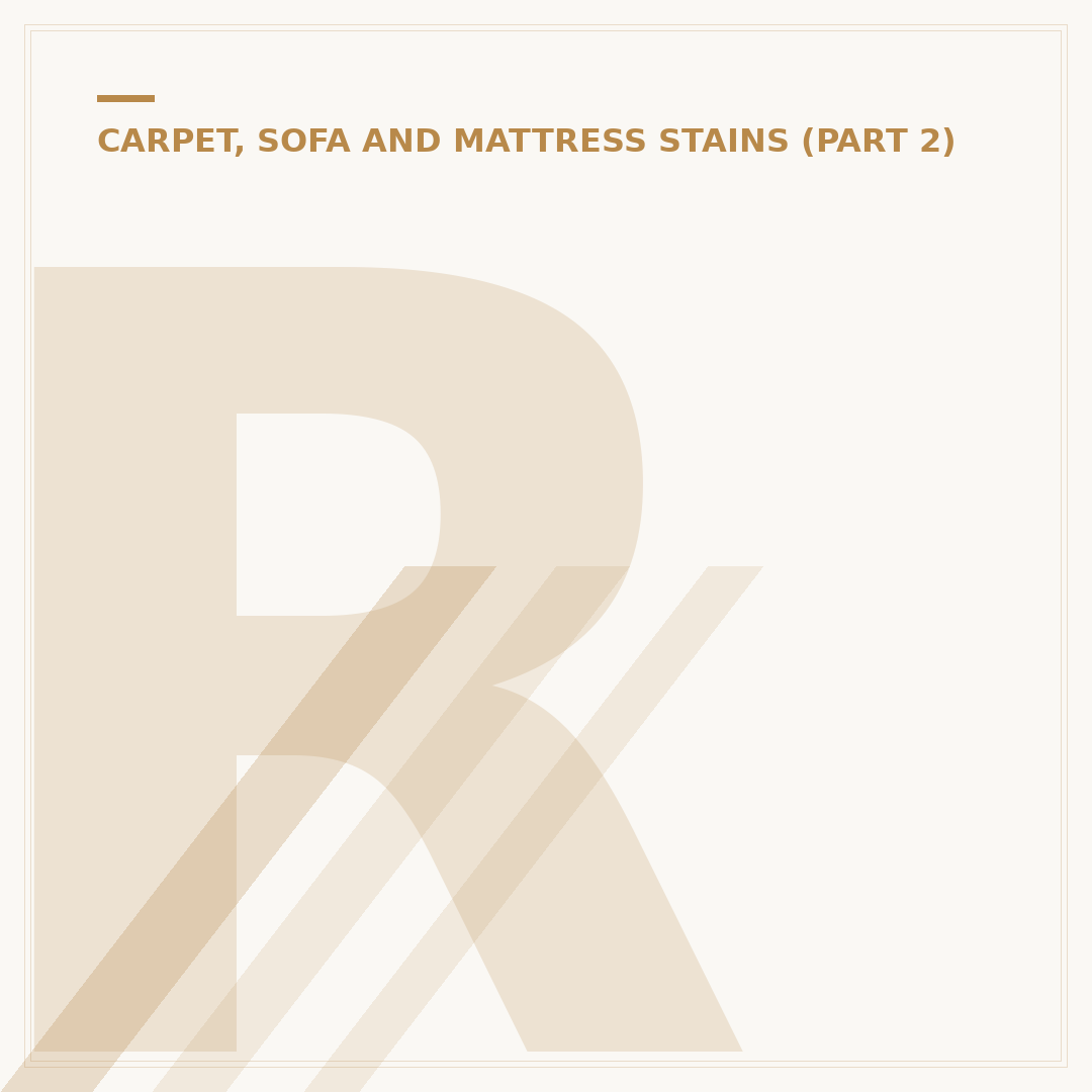 Remove Sweat Stains From Your Mattress