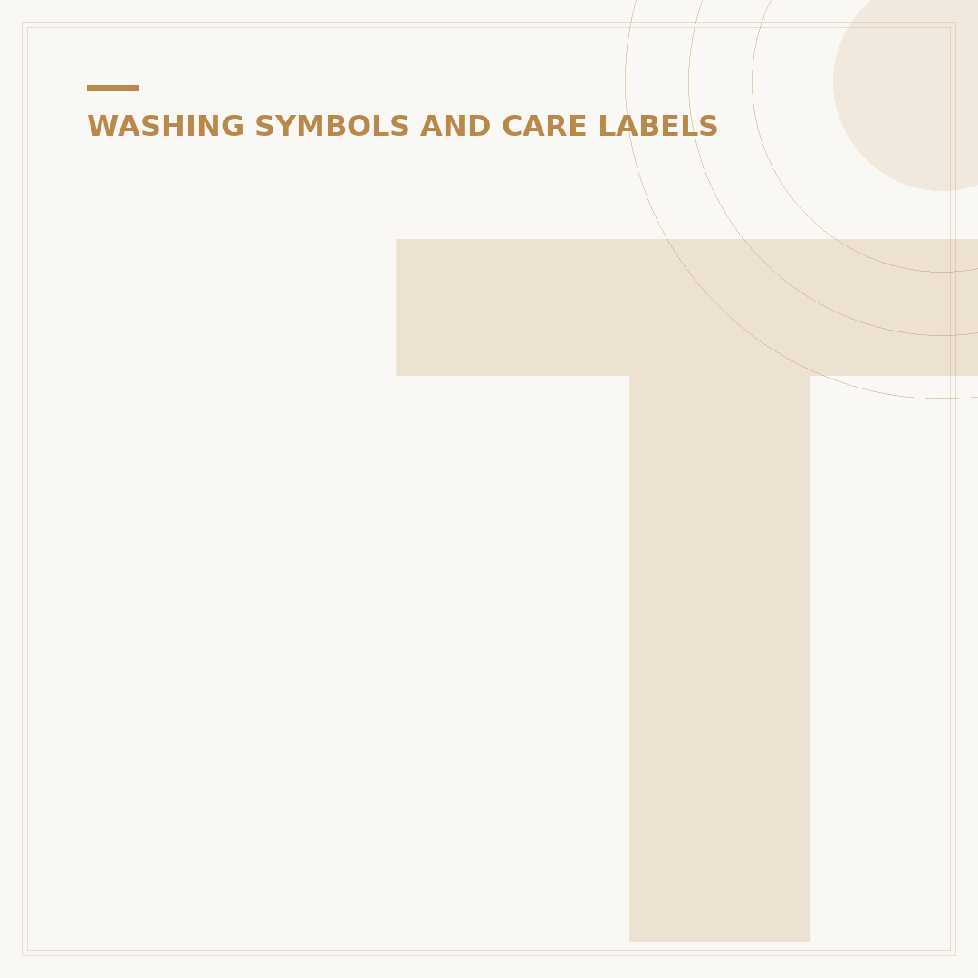 Textile Washing Symbols Explained: Care Labels Decoded