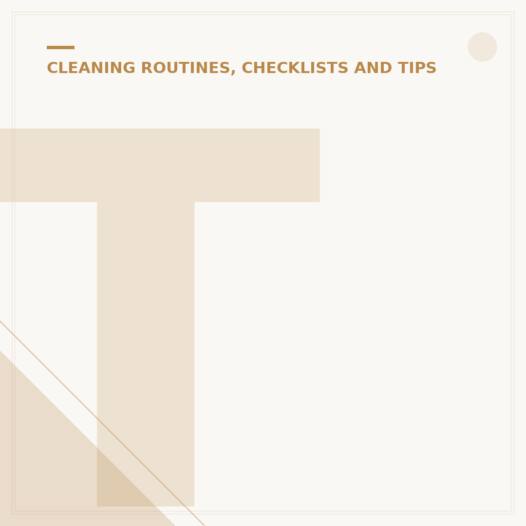 Toilet Cleaning Checklist: A Thorough Approach