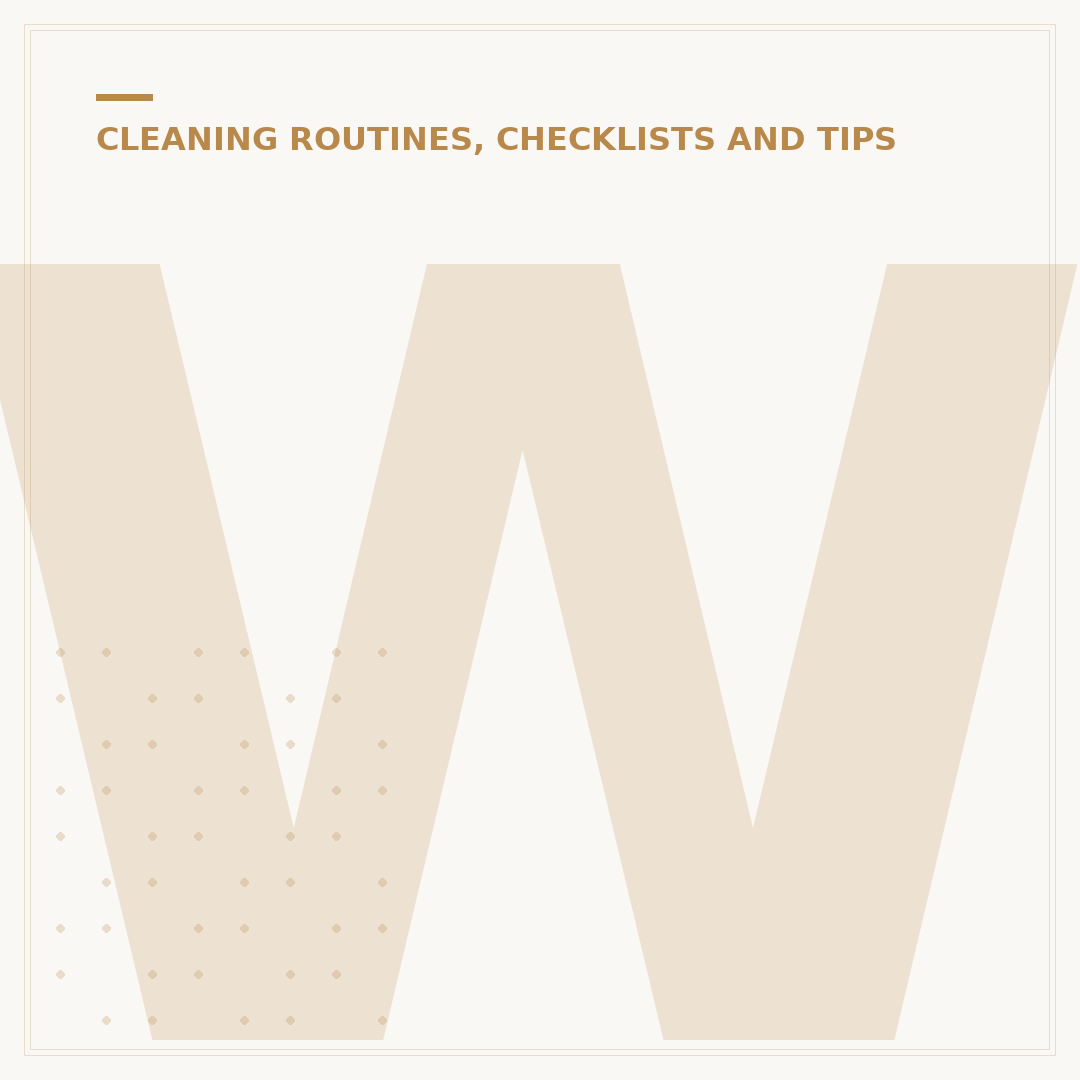 Weekly House Cleaning Schedule: Your Timetable