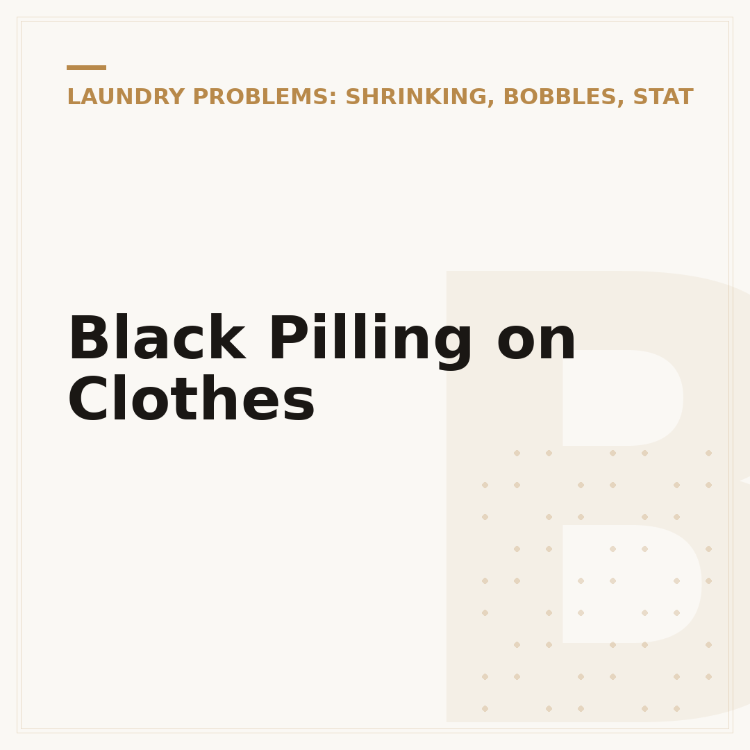 Black Pilling on Clothes
