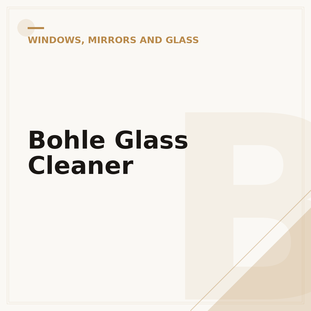 Bohle Glass Cleaner