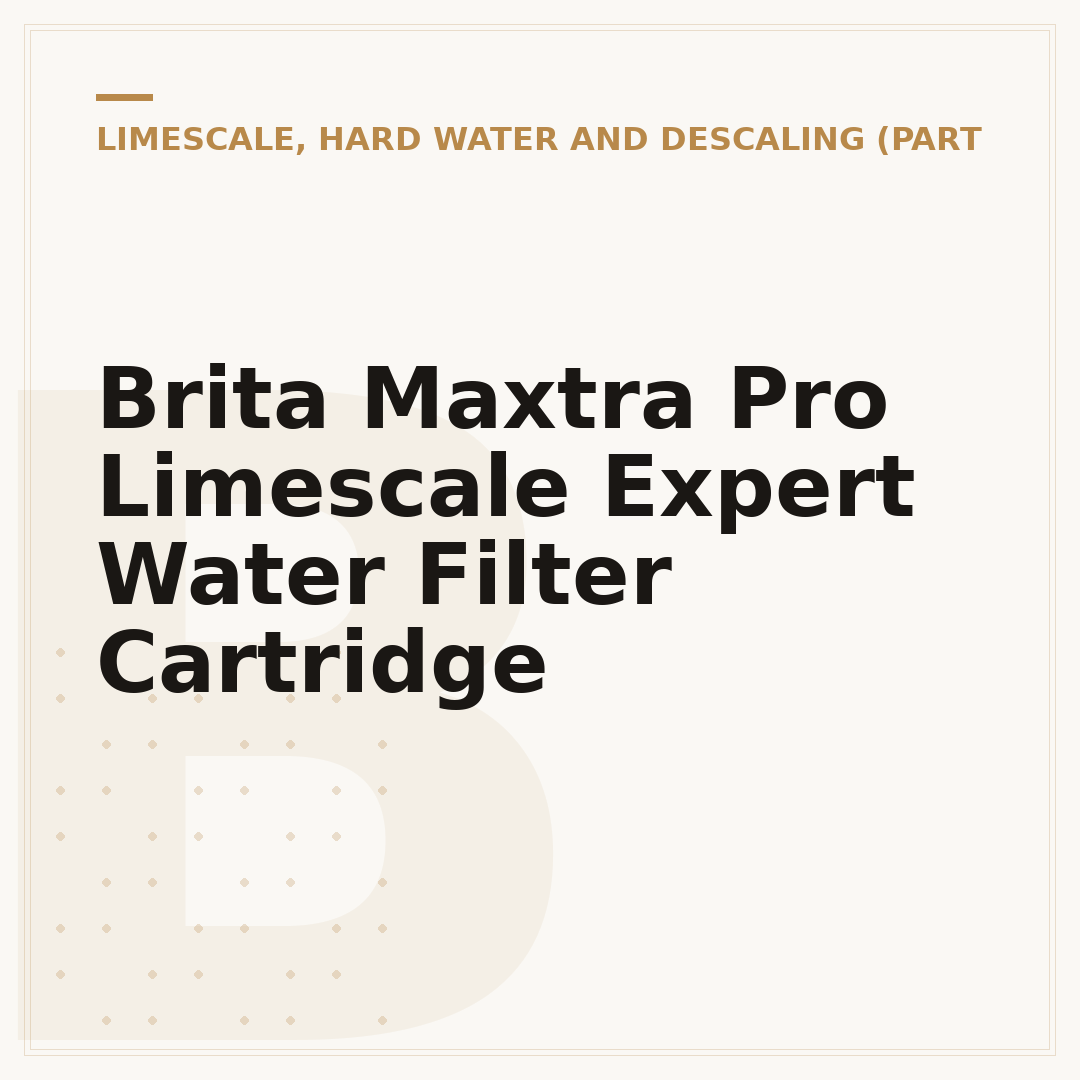 Brita Maxtra Pro Limescale Expert Water Filter Cartridge