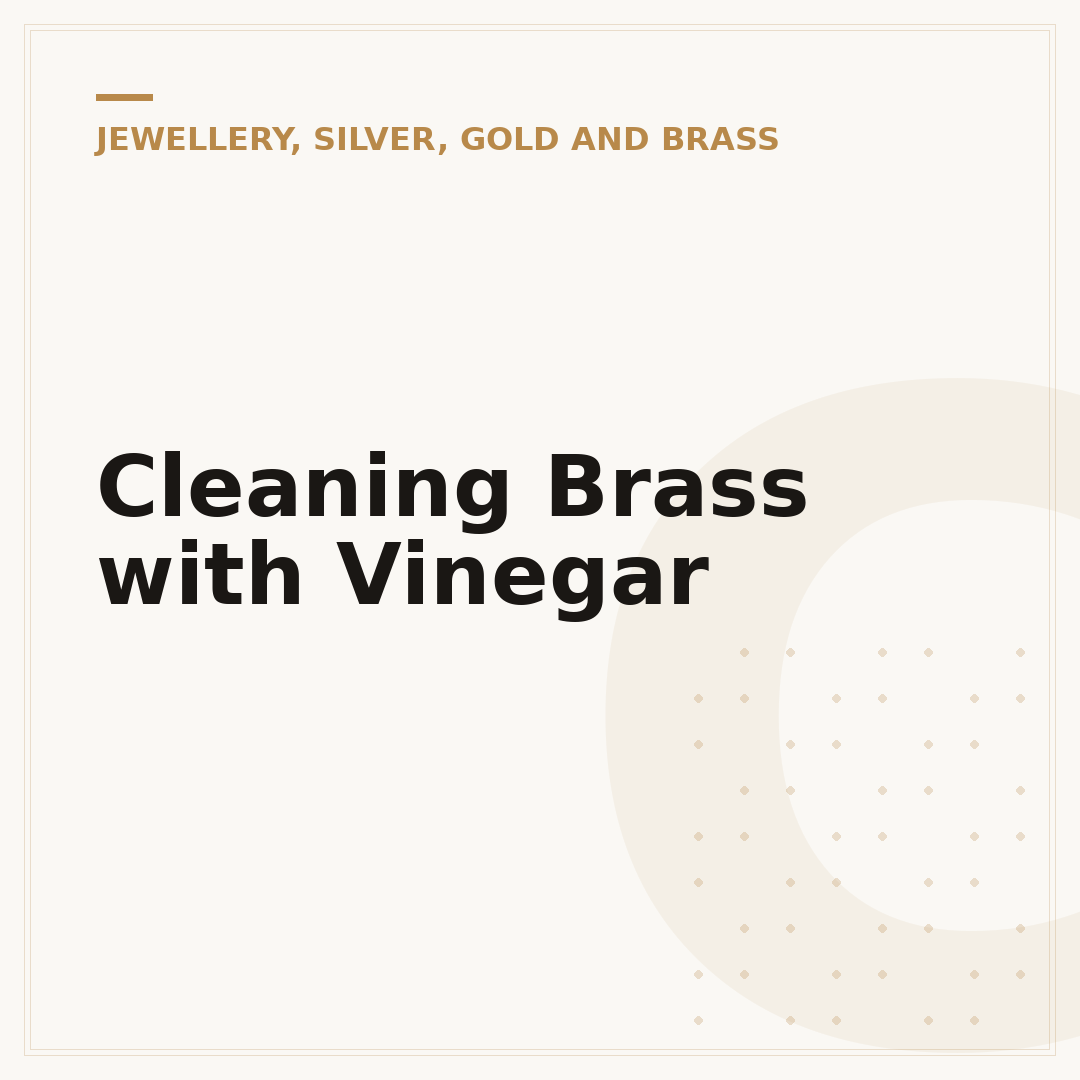 Cleaning Brass with Vinegar