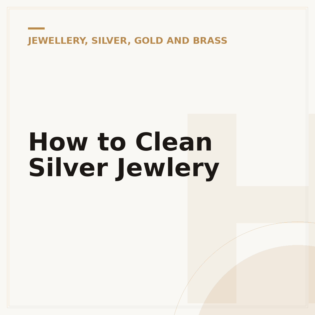 How to Clean Silver Jewlery