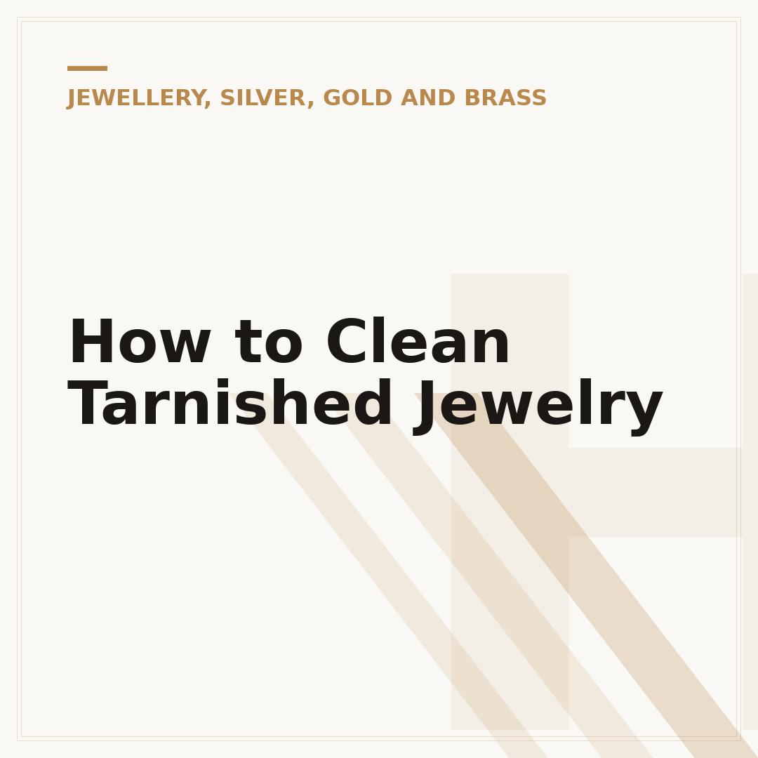 How to Clean Tarnished Jewelry