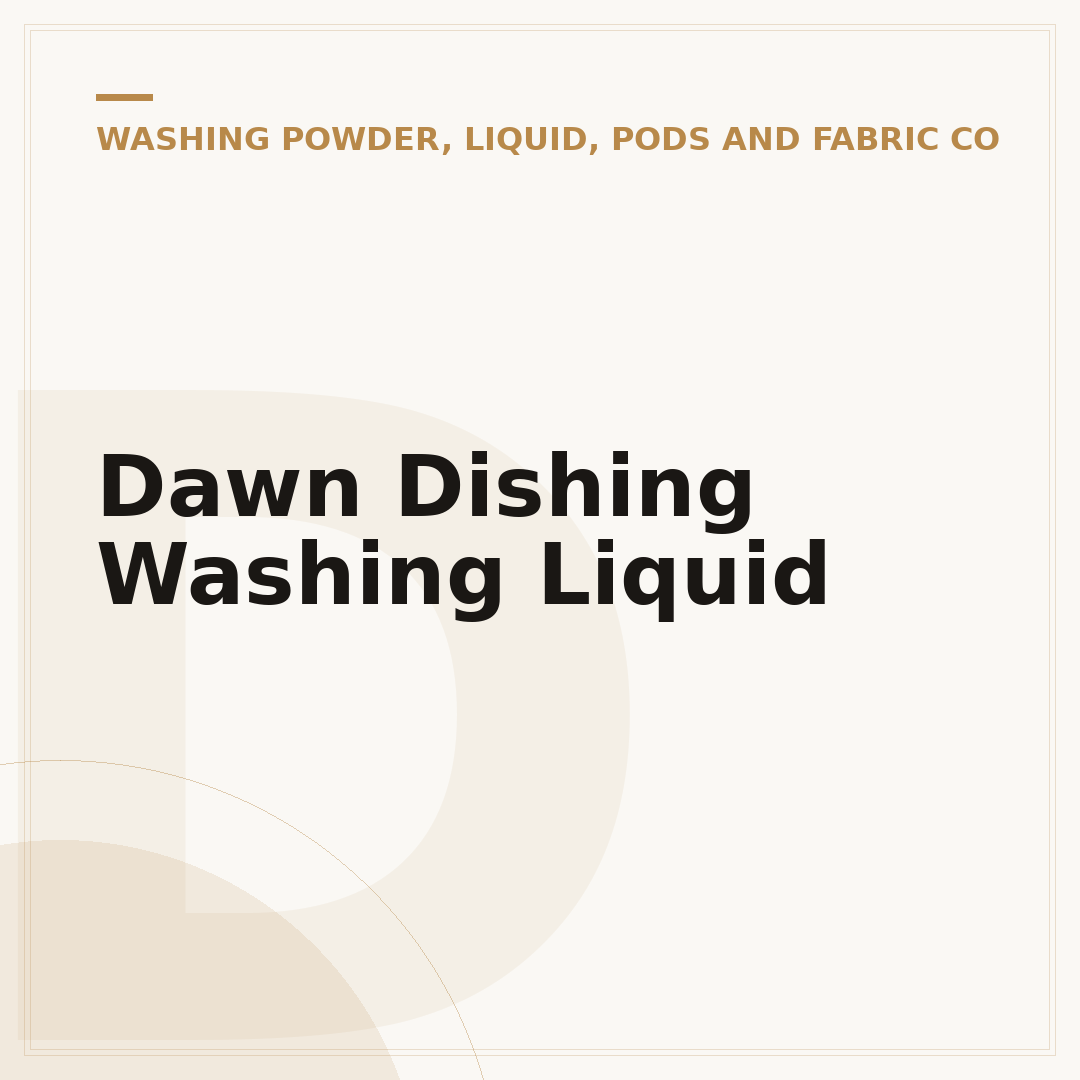 Dawn Dishing Washing Liquid