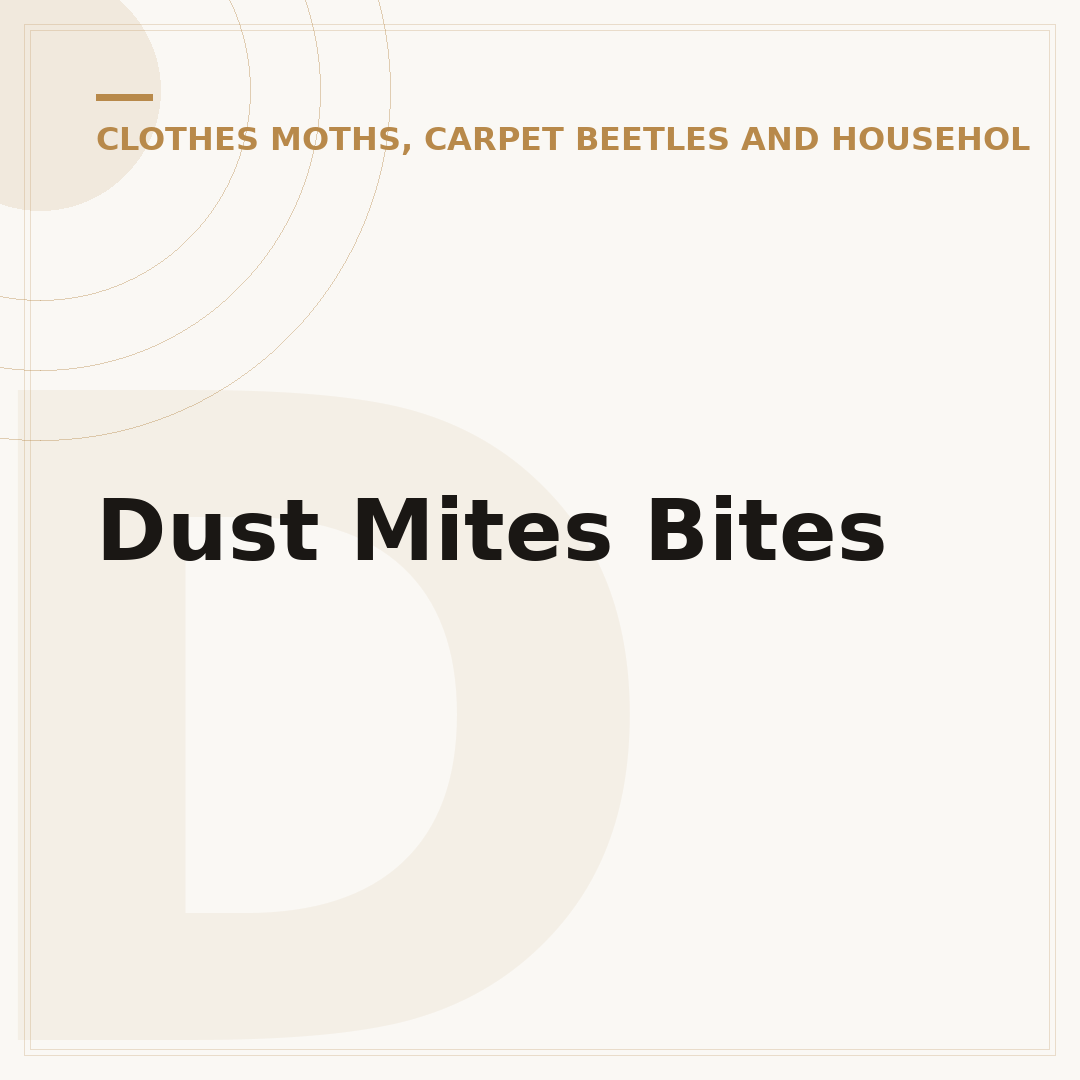 Dust Mites Bites
