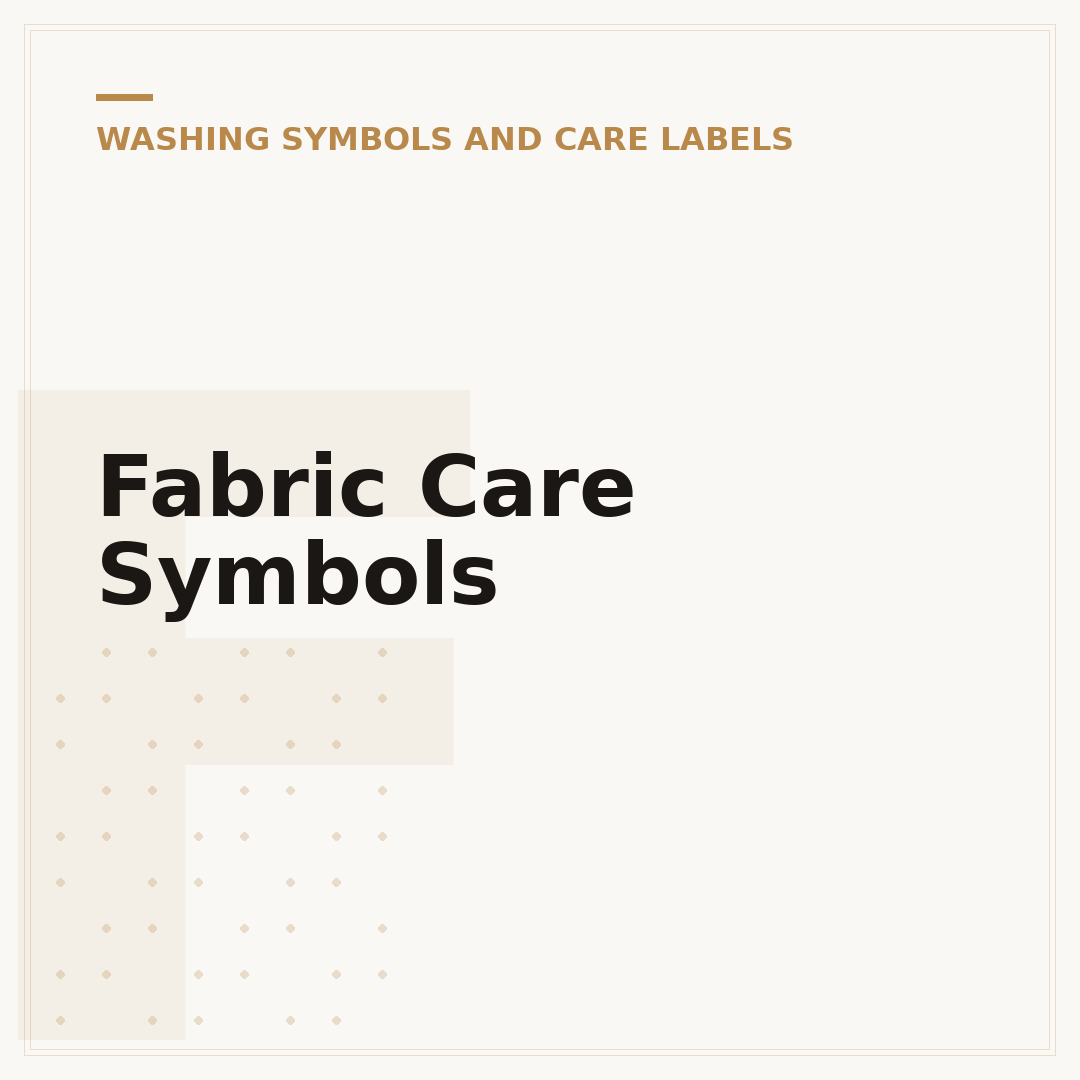 Fabric Care Symbols