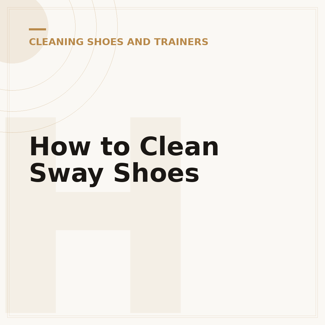 How to Clean Sway Shoes