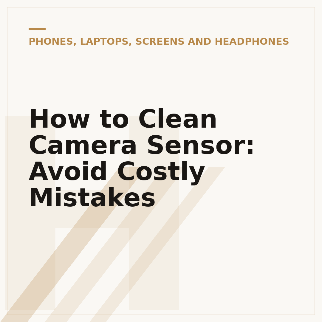 How to Clean Camera Sensor: Avoid Costly Mistakes
