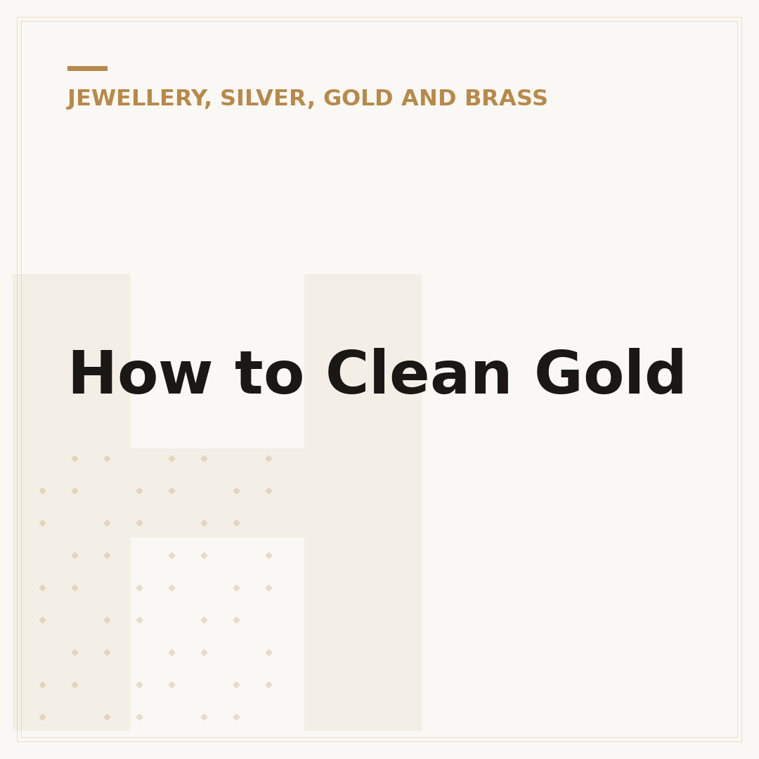 How to Clean Gold