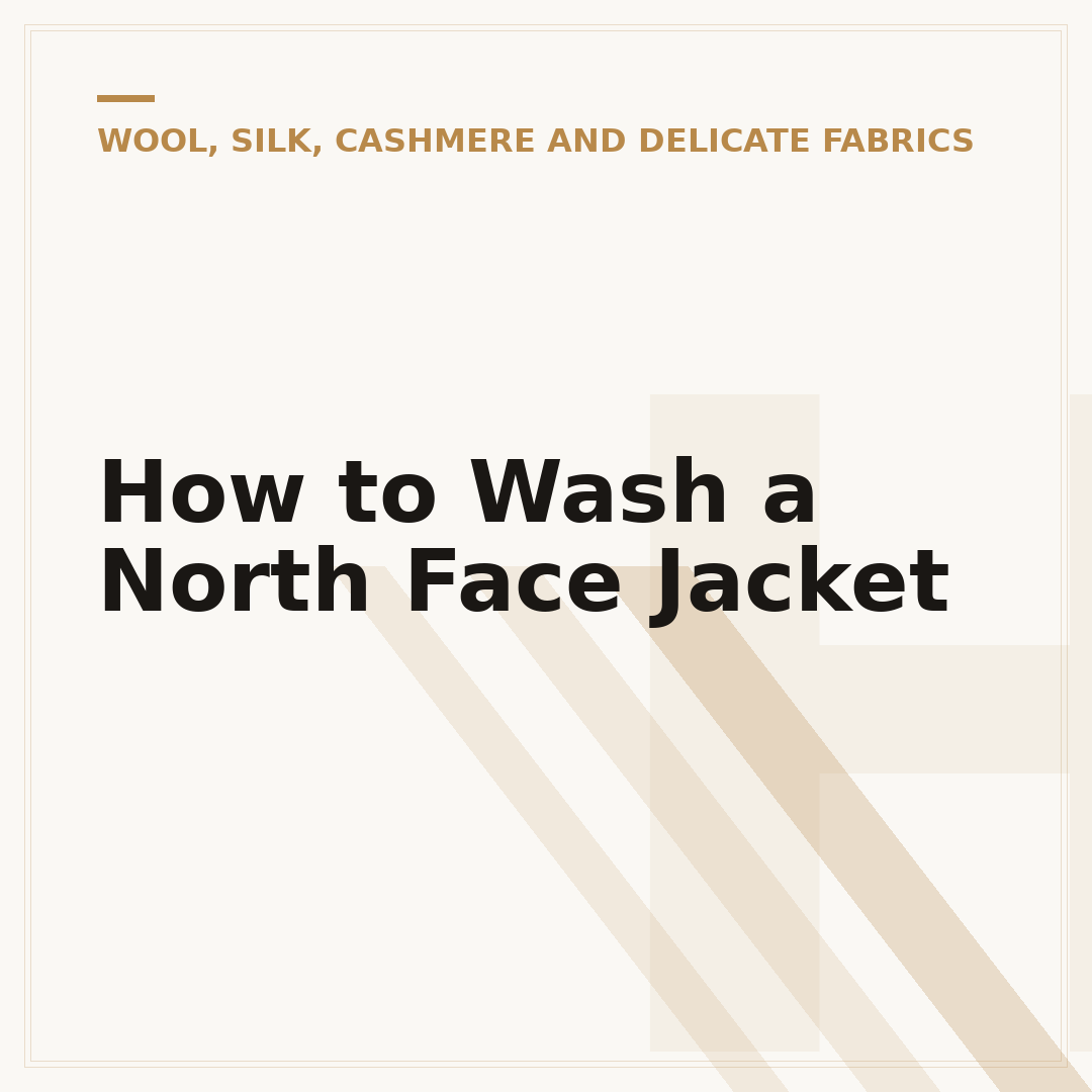 How to Wash a North Face Jacket