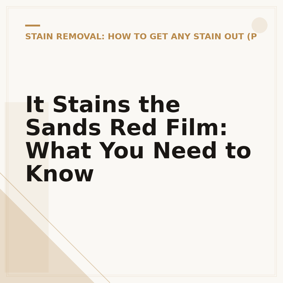 It Stains the Sands Red Film: What You Need to Know