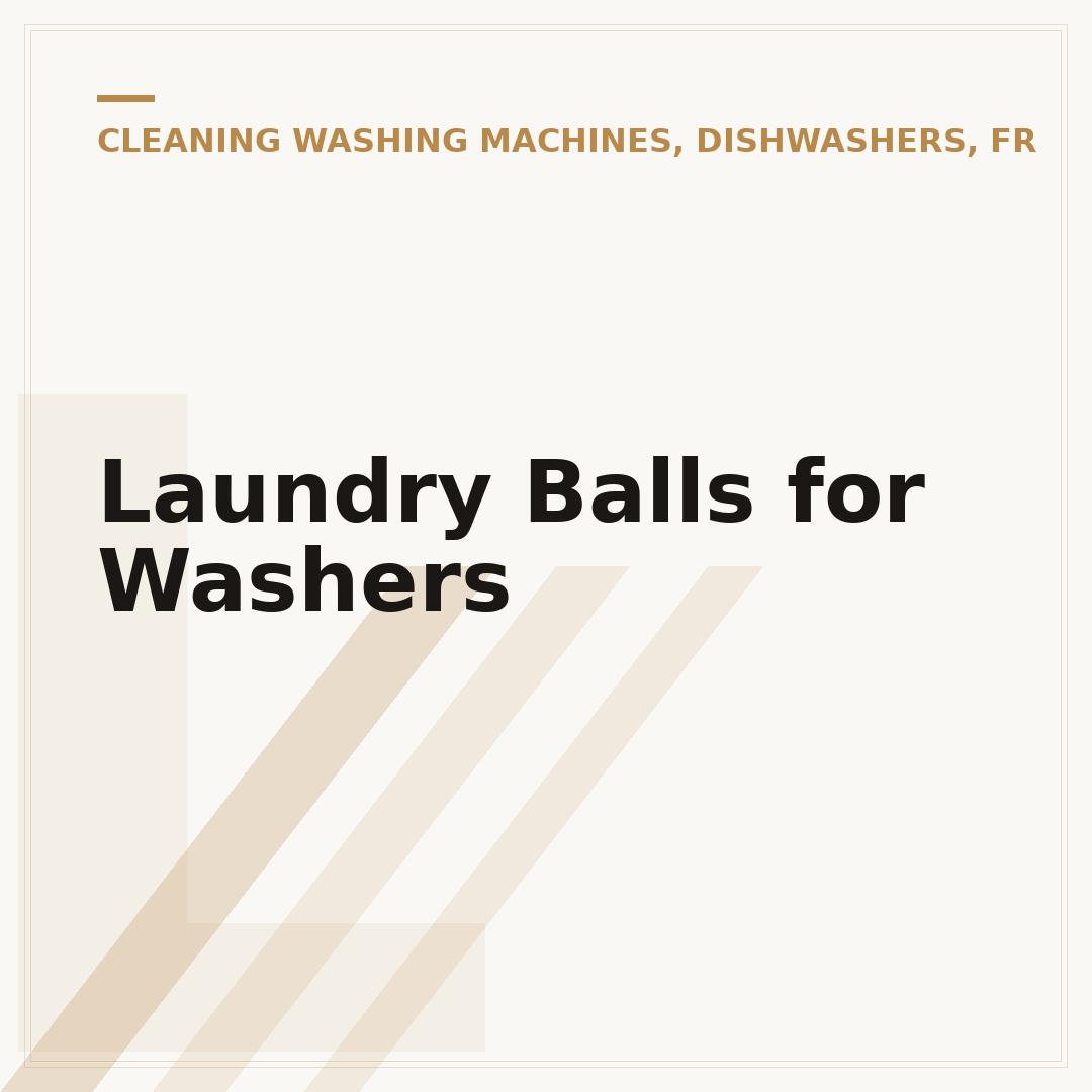 Laundry Balls for Washers
