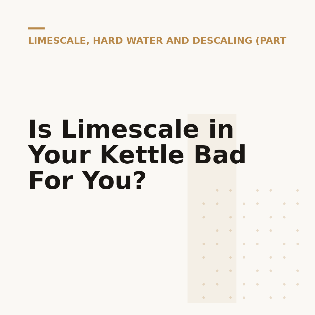 Is Limescale in Your Kettle Bad For You?
