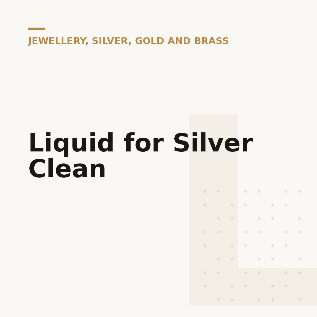 Liquid for Silver Clean