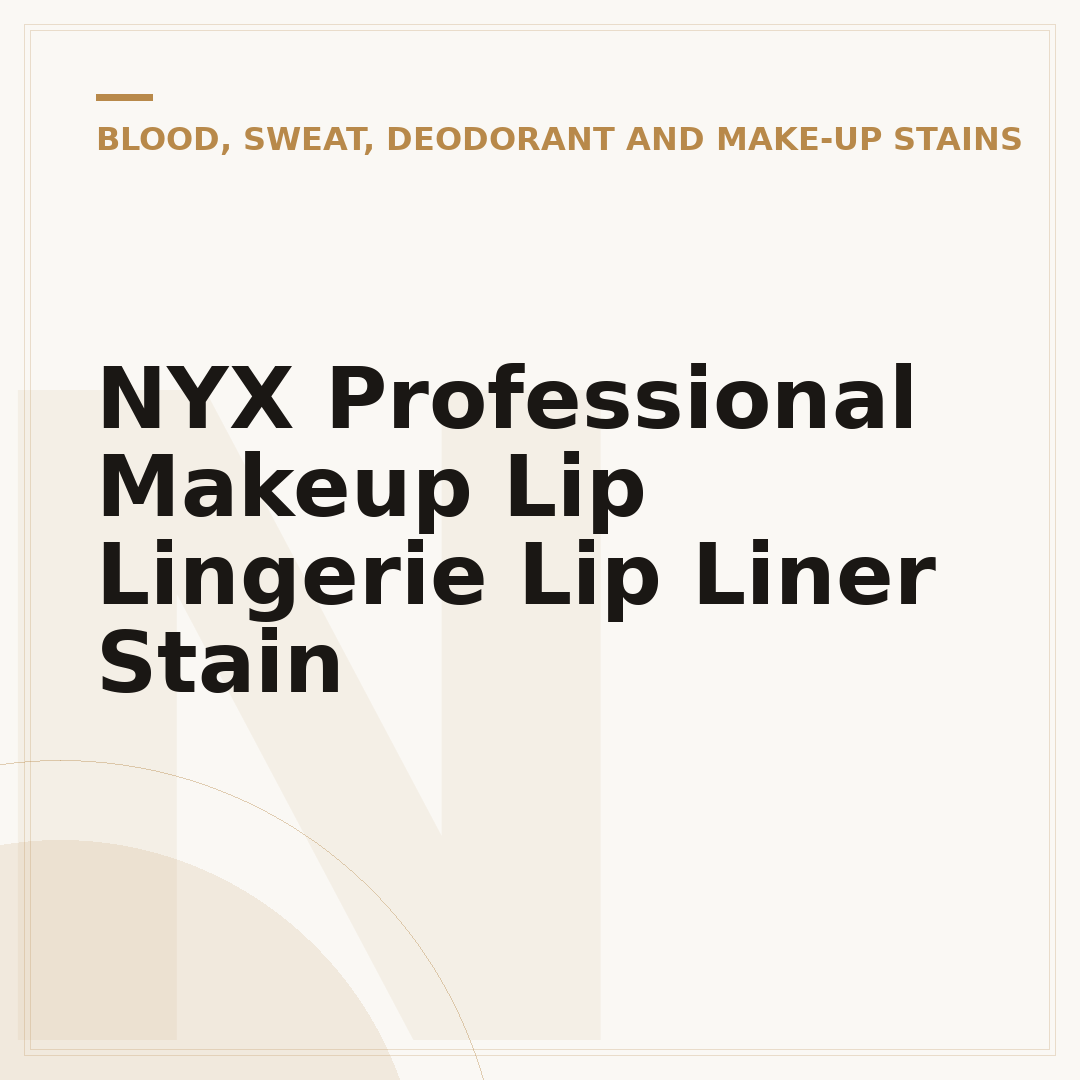 NYX Professional Makeup Lip Lingerie Lip Liner Stain