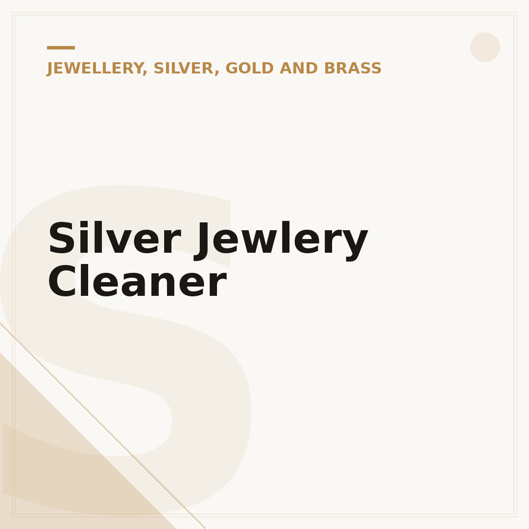 Silver Jewlery Cleaner